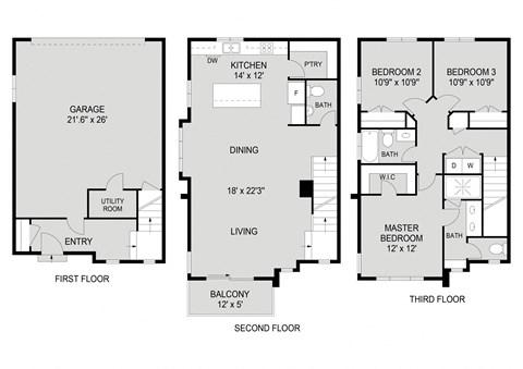 a floor plan of a house